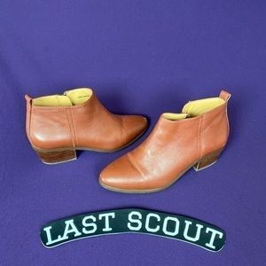 J. Crew Leather Chelsea Booties Ankle Boots Sz 7